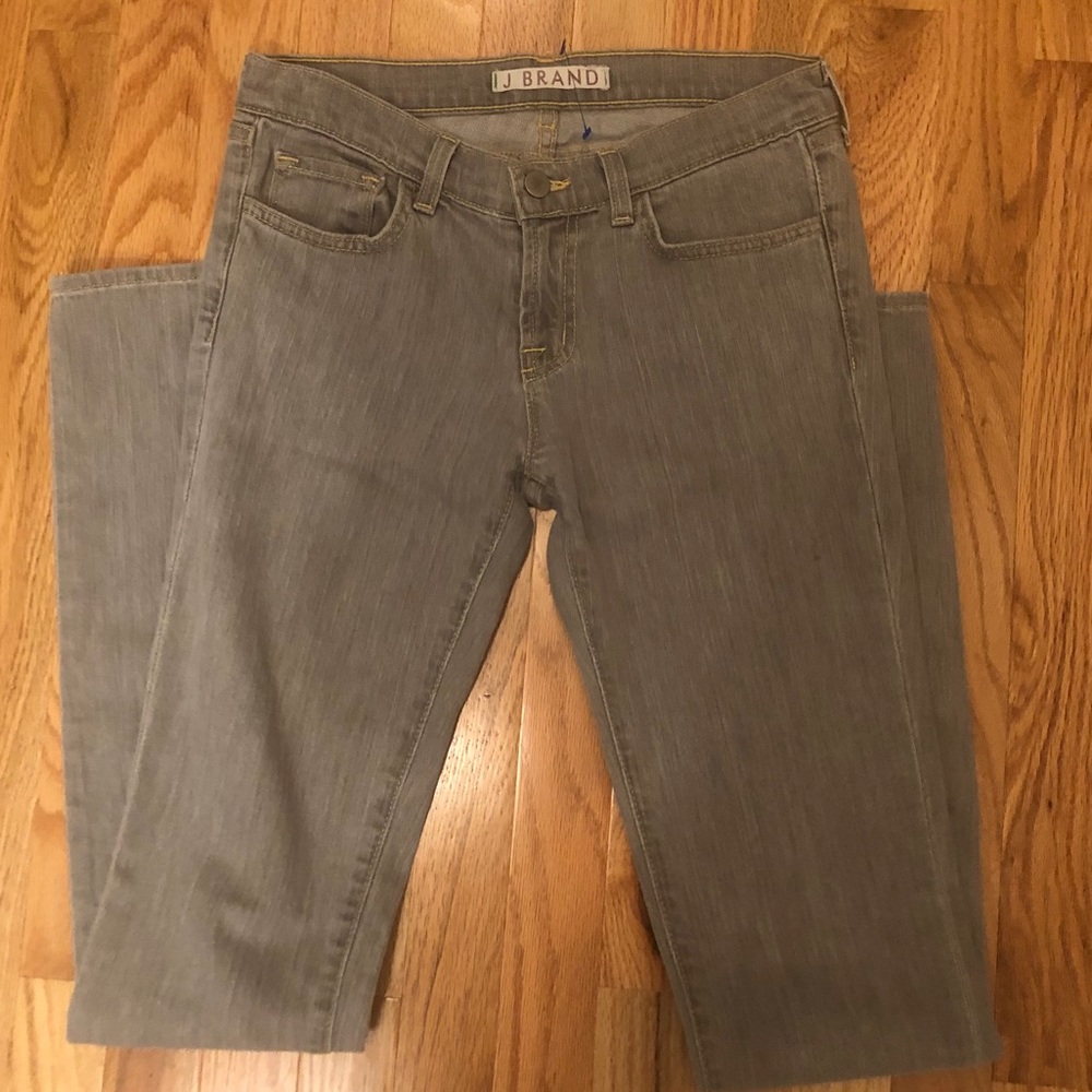 J Brand Gray Skinny Jeans